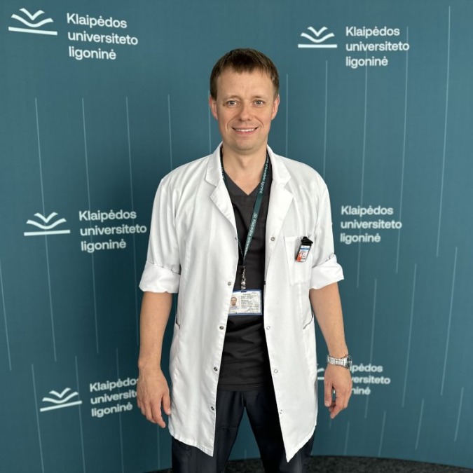 KUL Radiologijos klinikai vadovaus Mindaugas Stražinskas